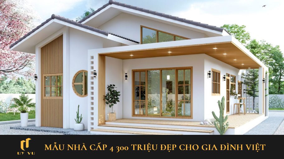 Mẫu nhà đẹp cấp 4 giá 300 triệu