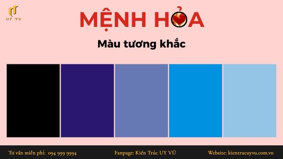 Bí quyết bố trí phong thủy phòng khách cho người mệnh Hỏa hút tài lộc Màu tương khắc mệnh Hỏa