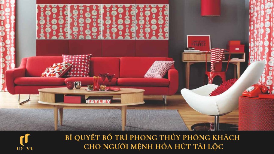 phong thủy phòng khách cho người mệnh hỏa