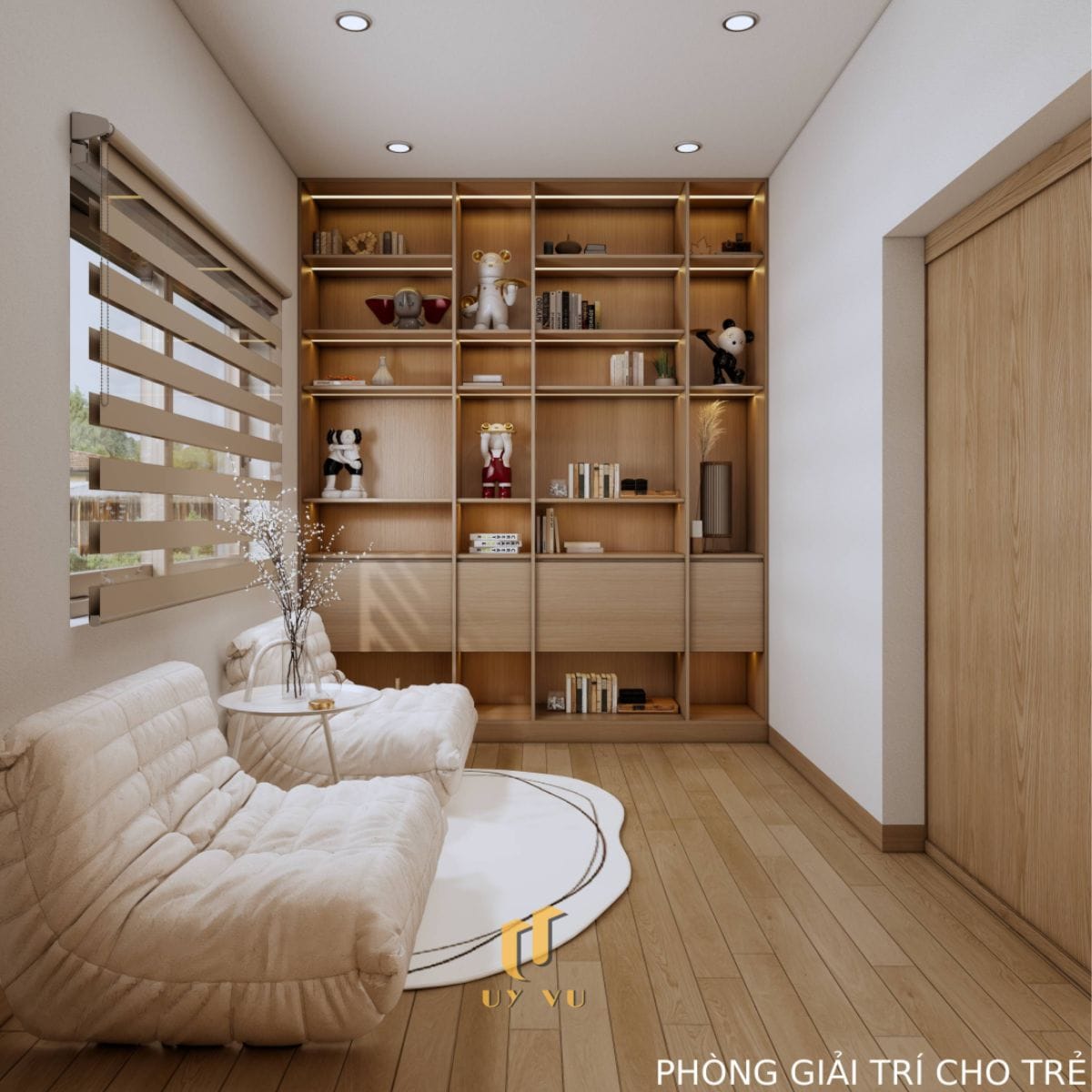 Căn Nhà Phố 3 Tầng Với Thiết Kế Độc Đáo Của Chị Duyên Phòng giải trí dành cho trẻ em nhà anh Long