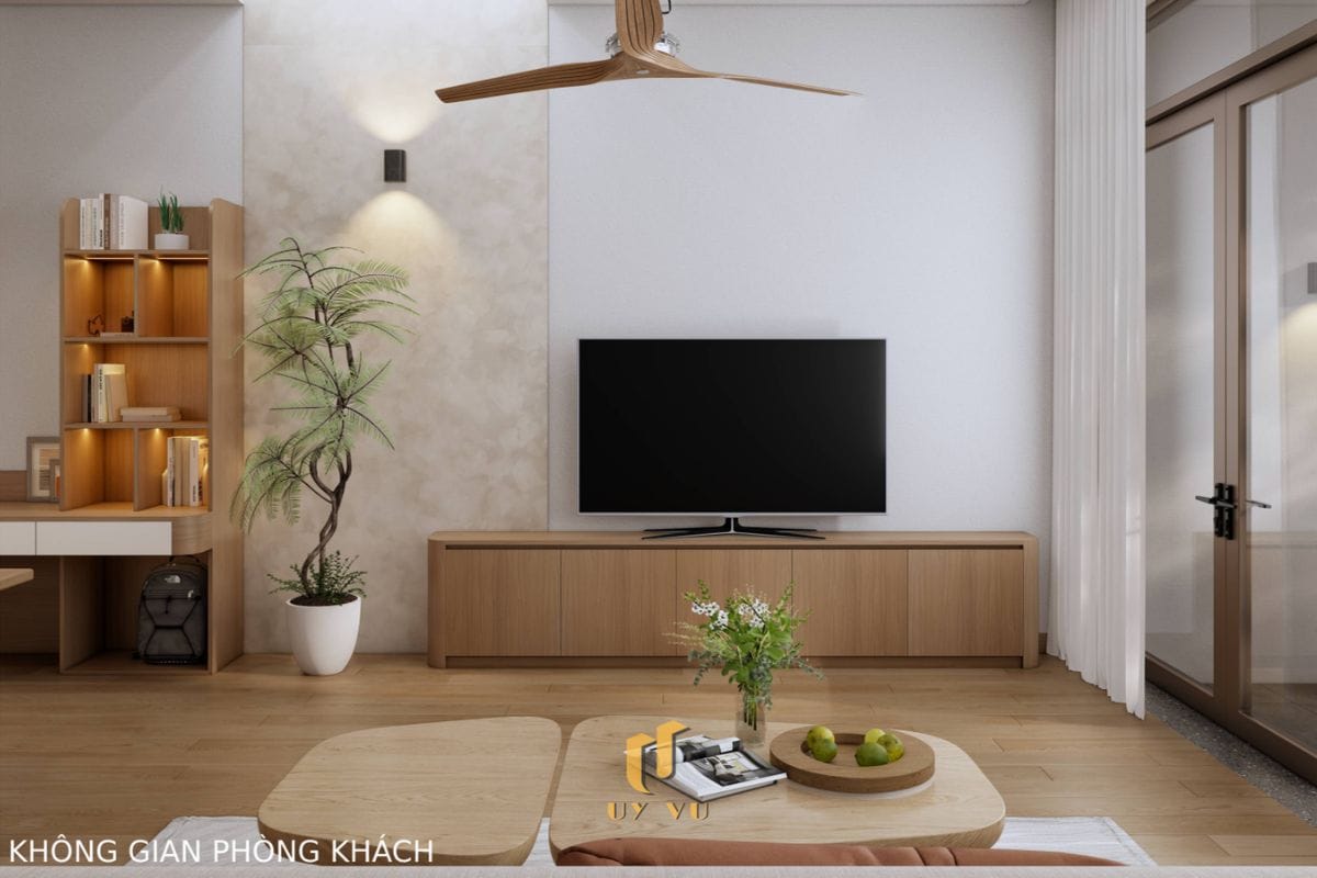 Căn Nhà Phố 3 Tầng Với Thiết Kế Độc Đáo Của Chị Duyên Phòng khách tiện nghi nhà anh Long