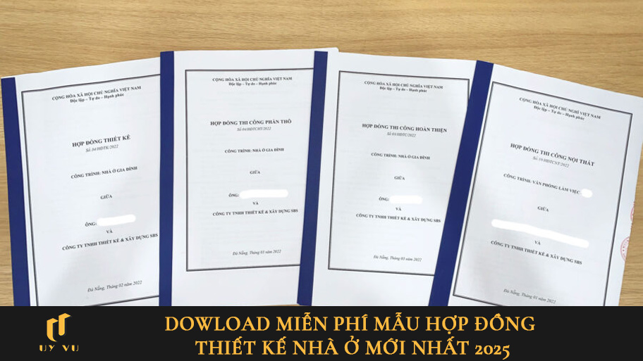 Mẫu hợp đồng thiết kế nhà ở