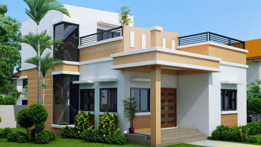 Chiêm ngưỡng các mẫu nhà vuông 1 tầng độc đáo và đẹp mắt hiện nay Mẫu nhà vuông đẹp 1 tầng mái bằng