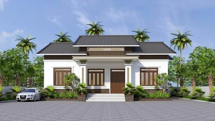 Khám phá những thiết kế nhà vuông 9m độc đáo 2025 Mẫu thiết kế nhà vuông 9x10 300 đến 500 triệu