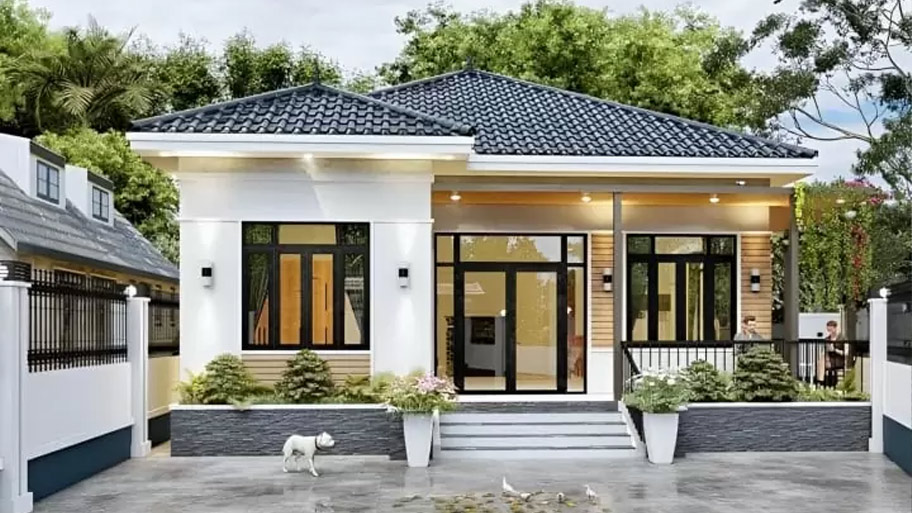 Khám phá những thiết kế nhà vuông 9m độc đáo 2025 Mẫu thiết kế nhà vuông 9x9m 300 đến 500 triệu