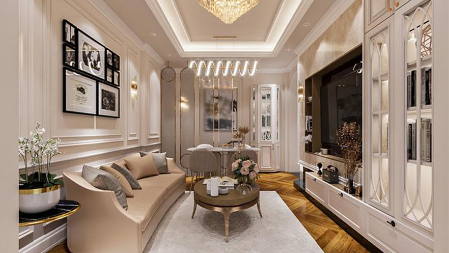 Khám phá các mẫu thiết kế nhà vuông 2 tầng đẹp và độc đáo Mẫu thiết kế nhà vuông đẹp 2 tầng với phong cách tân cổ điển