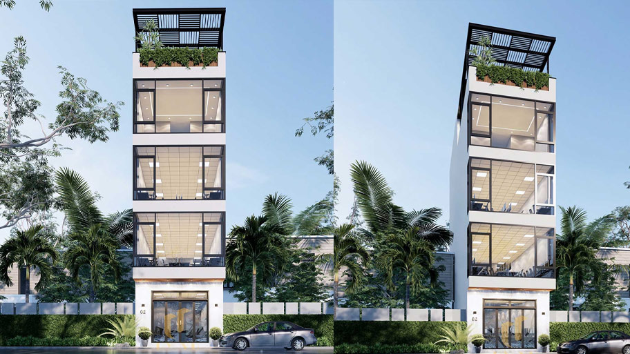 Vẻ đẹp của nhà ống - Ấn tượng từ cái nhìn đầu tiên Mẫu nhà ống 4 tầng đẹp