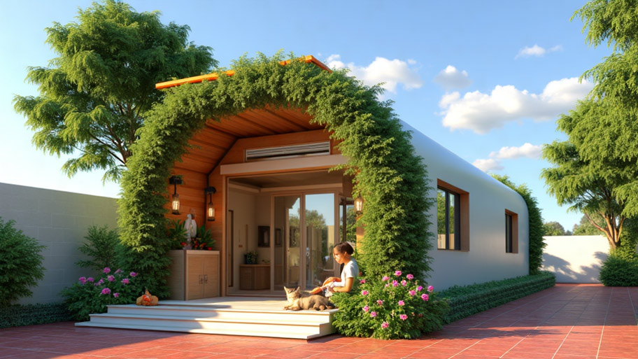 Vẻ đẹp của nhà ống - Ấn tượng từ cái nhìn đầu tiên Mẫu nhà ống đẹp 1 tầng