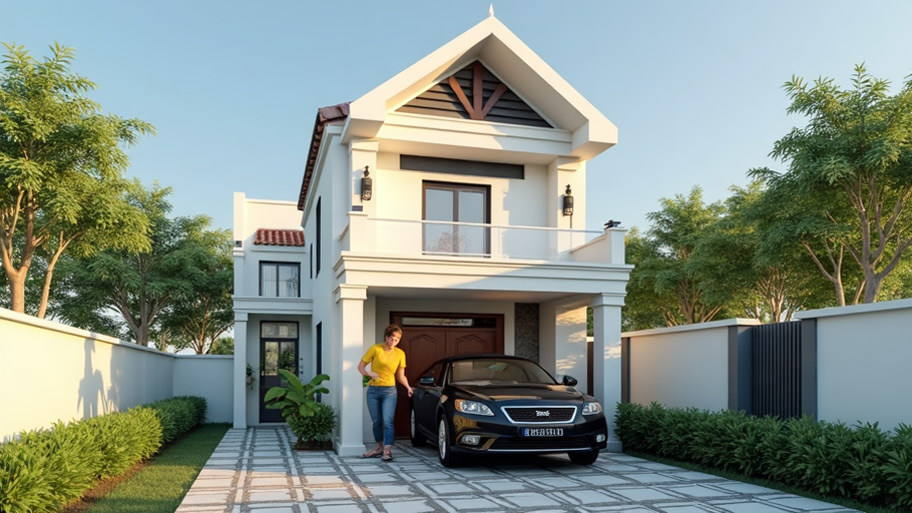 Vẻ đẹp của nhà ống - Ấn tượng từ cái nhìn đầu tiên Mẫu nhà ống đẹp mái Thái