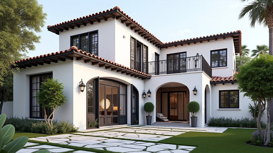 Khám phá top những mẫu thiết kế nhà chữ L 80m2 phổ biến hiện nay Mẫu thiết kế nhà chữ L 80m2 3 phòng ngủ