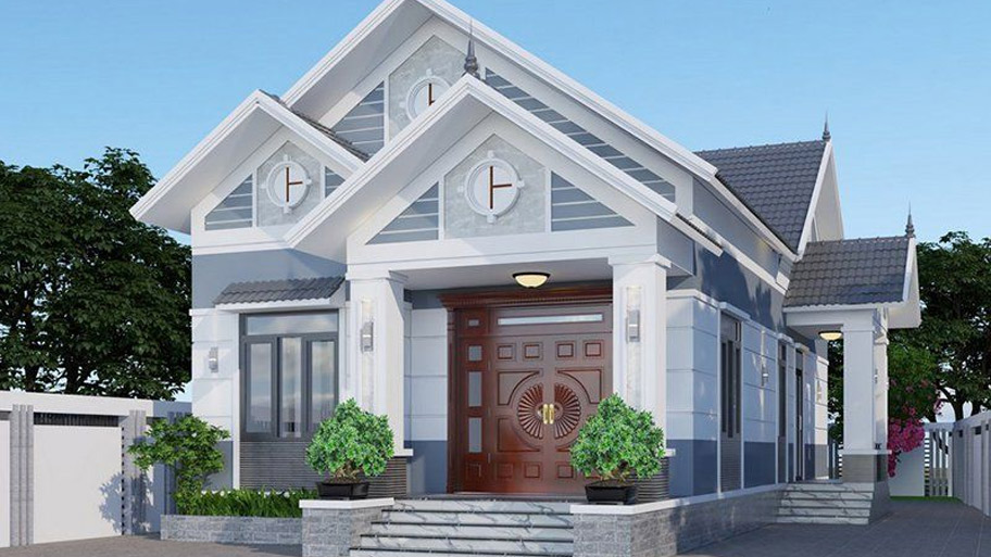 Thiết kế nhà mái Thái - Xu hướng thiết kế hiện đại và tiện nghi Mẫu thiết kế nhà mái Thái dưới 100m2