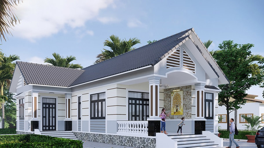 Thiết kế nhà mái Thái - Xu hướng thiết kế hiện đại và tiện nghi Mẫu thiết kế nhà mái Thái trên 150m2