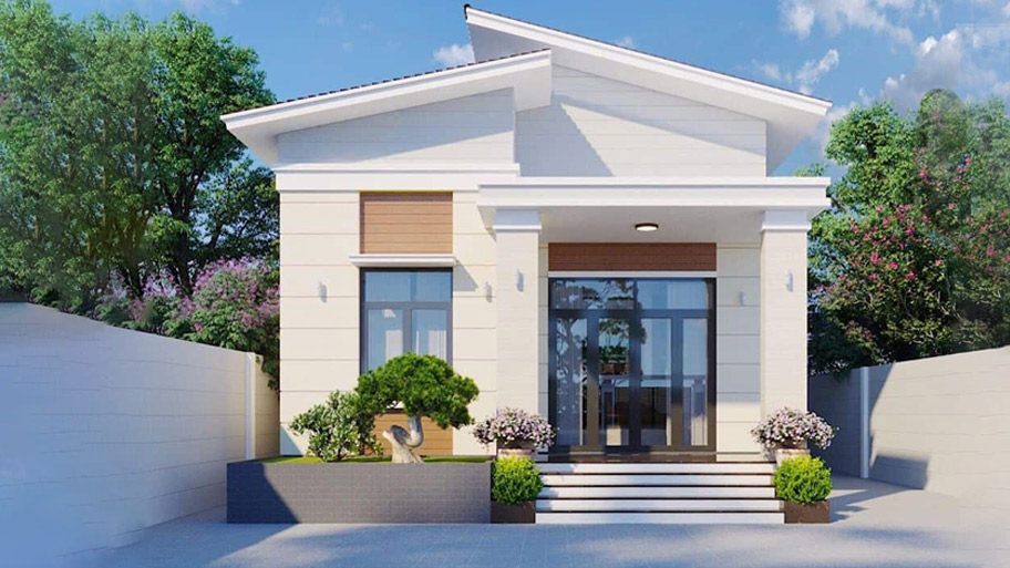 Xu hướng thiết kế nhà vuông nhỏ - Giải pháp tối ưu diện tích Mẫu thiết kế nhà vuông 6x6m 1 tầng