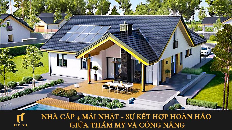 Nhà cấp 4 mái Nhật