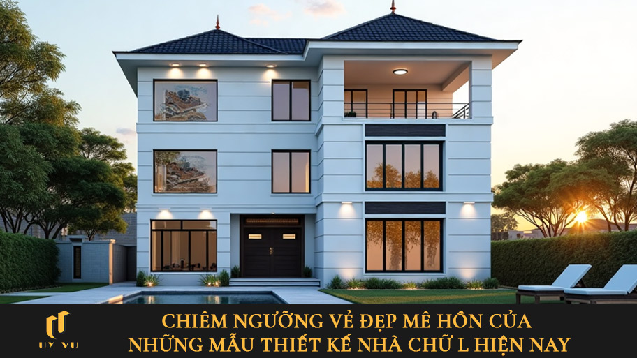 Thiết kế nhà chữ L 50m2