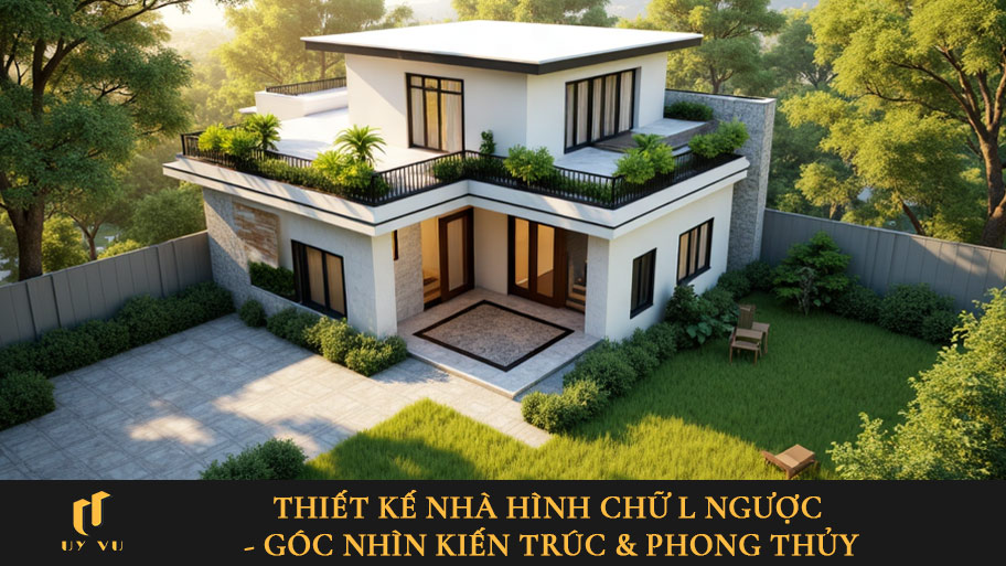 Thiết kế nhà chữ L ngược