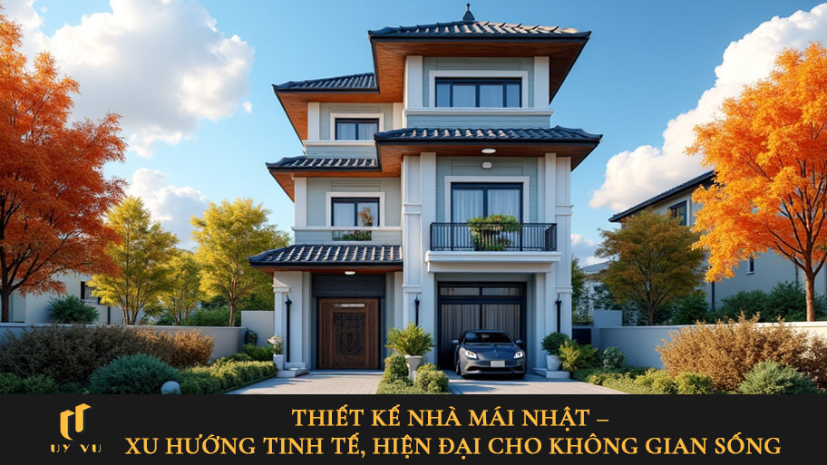 Thiết kế nhà mái Nhật