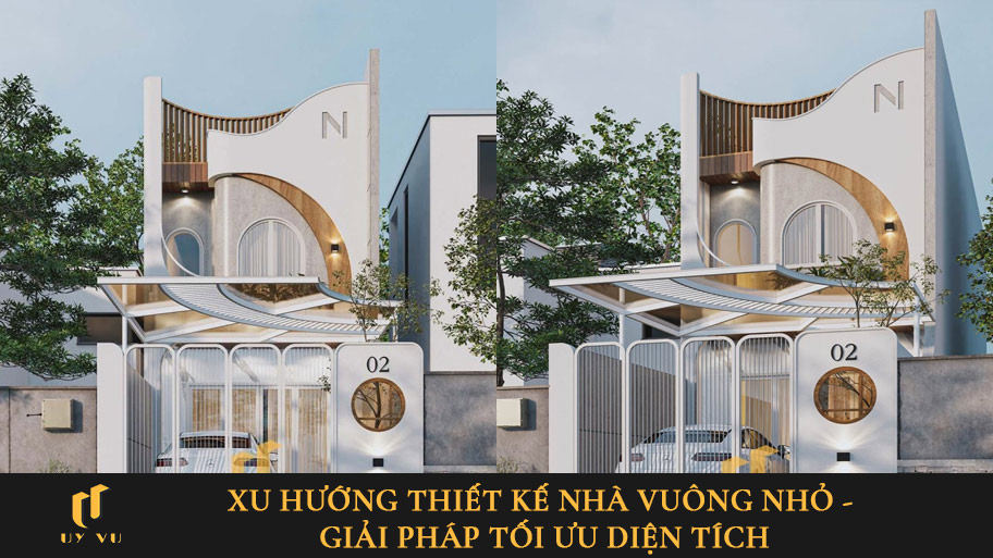 Thiết kế nhà vuông nhỏ