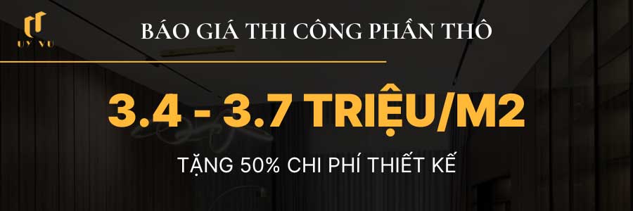 Báo giá thiết kế thi công căn hộ cho thuê - Báo giá phần thô