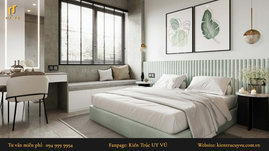 Tổng hợp 50+ mẫu thiết kế nội thất phòng ngủ hiện đại, tiện nghi Mẫu phòng ngủ 9m2 màu pastel nhẹ nhàng