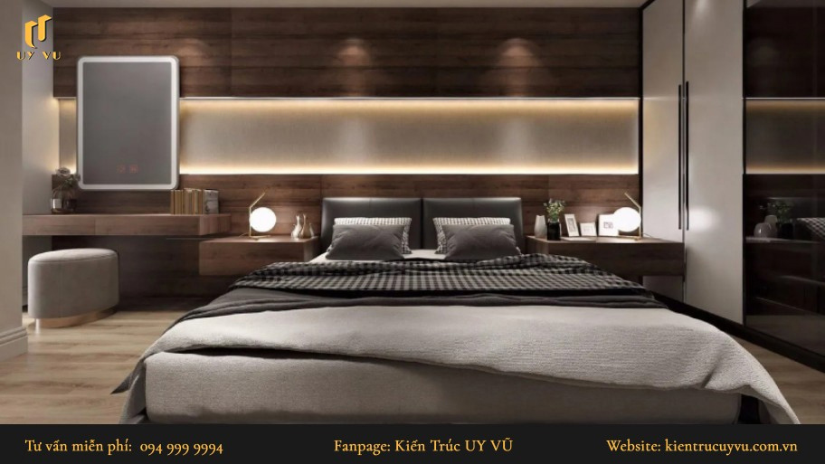 Xuýt xoa với 30 mẫu thiết kế phòng ngủ cho vợ chồng đẹp mê ly Thiết kế phòng ngủ cho vợ chồng hiện đại, cá tính