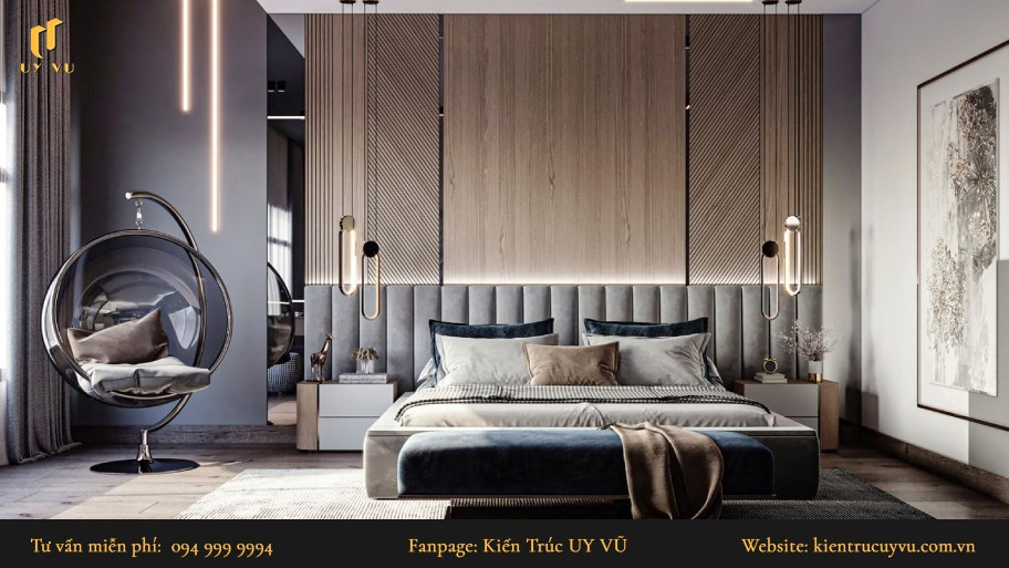 Xuýt xoa với 30 mẫu thiết kế phòng ngủ cho vợ chồng đẹp mê ly Thiết kế phòng ngủ cho vợ chồng hiện đại, độc đáo