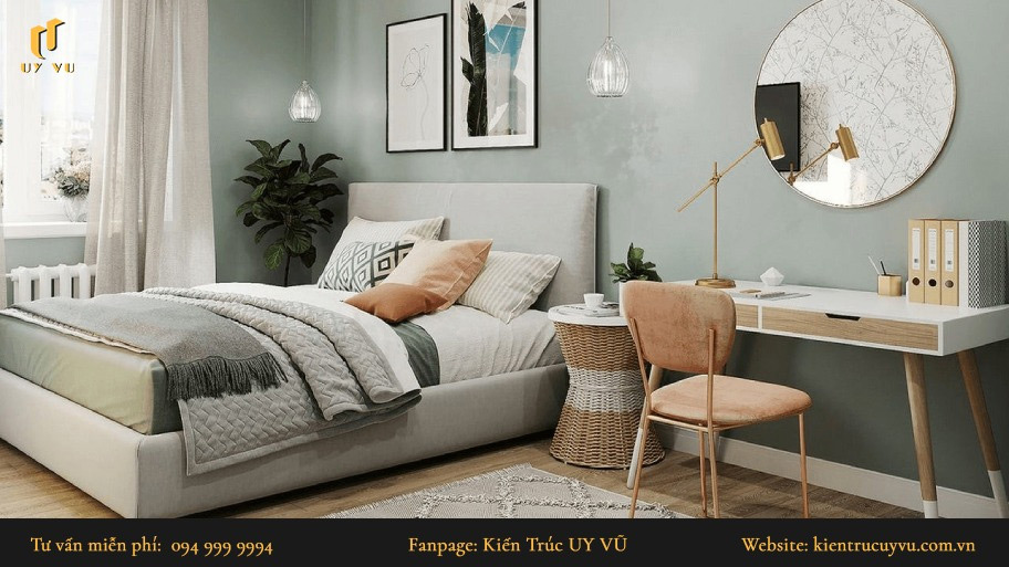 Xuýt xoa với 30 mẫu thiết kế phòng ngủ cho vợ chồng đẹp mê ly Thiết kế phòng ngủ cho vợ chồng nhỏ gọn