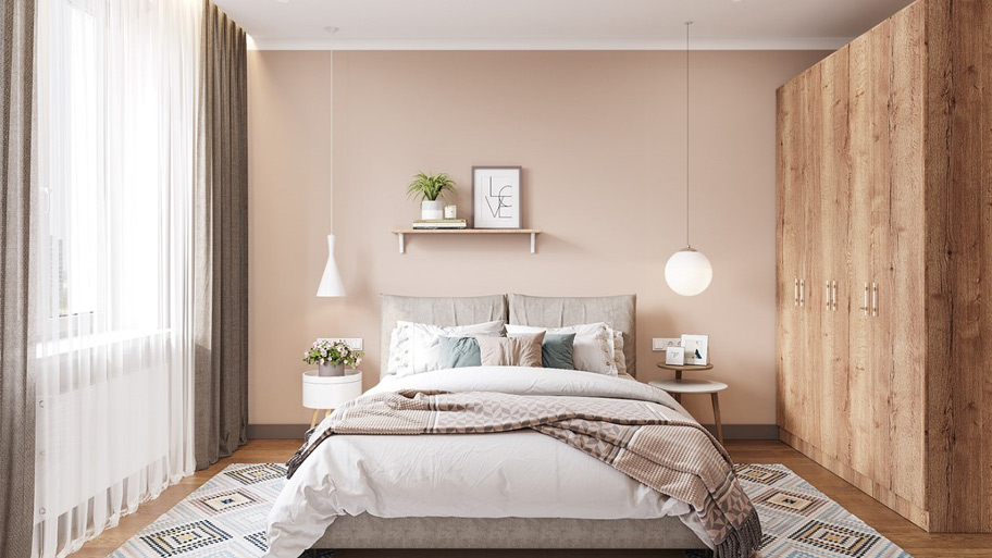 Xuýt xoa với 30 mẫu thiết kế phòng ngủ cho vợ chồng đẹp mê ly Thiết kế phòng ngủ phong cách Bắc Âu nhẹ nhàng