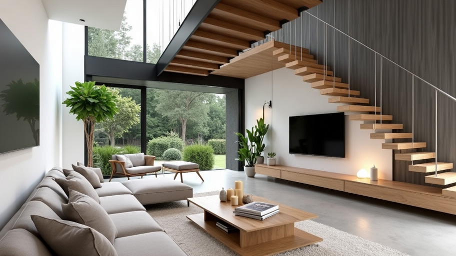 10+ thiết kế cầu thang bay ấn tượng, tạo điểm nhấn “lơ lửng” đầy cuốn hút Cấu tạo cầu thang bay