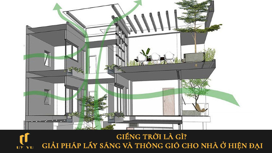 Giếng trời là gì? Giải pháp lấy sáng và thông gió cho nhà ở hiện đại Giếng trời là gì? Giải pháp giếng trời cho không gian nhà phố