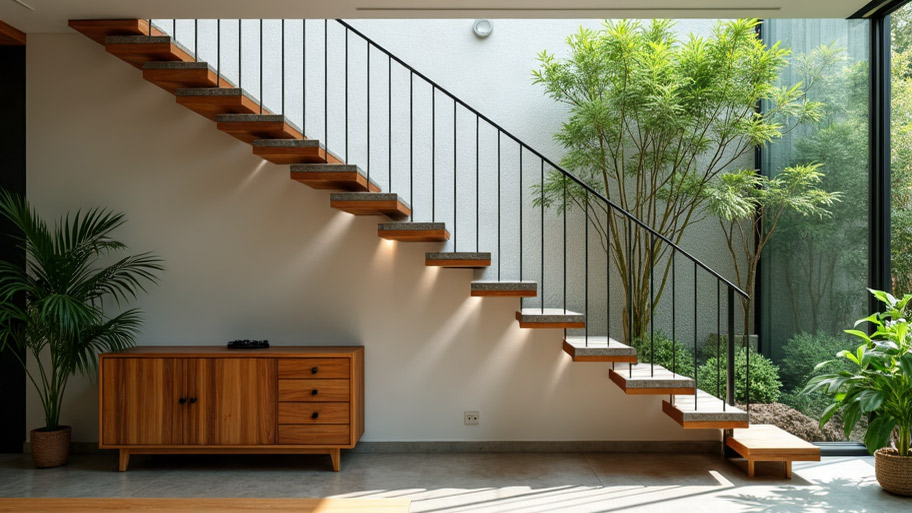 10+ thiết kế cầu thang bay ấn tượng, tạo điểm nhấn “lơ lửng” đầy cuốn hút Mẫu cầu thang bay đẹp mắt
