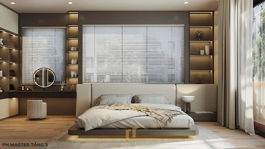 30+ mẫu thiết kế phòng ngủ cho nữ - Từ nhẹ nhàng đến cá tính Phòng ngủ nữ phong cách hiện đại, sang trọng