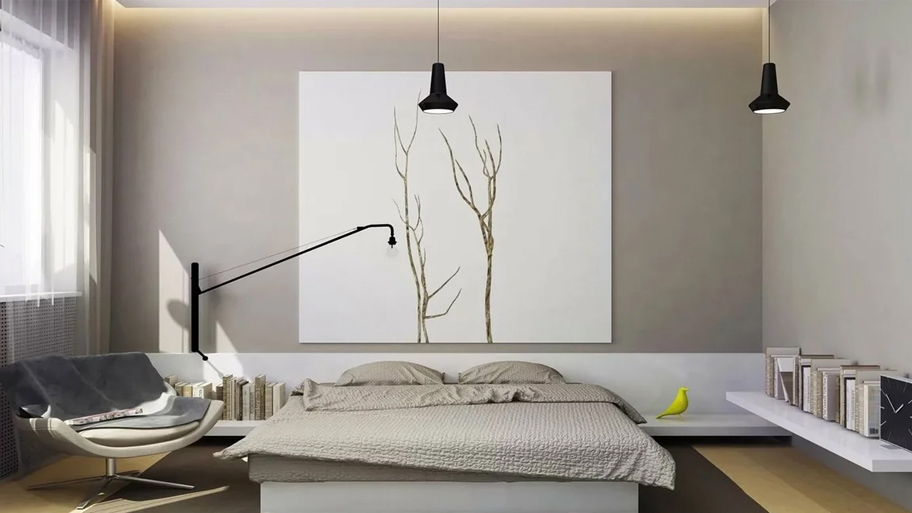 30+ mẫu thiết kế phòng ngủ cho nữ - Từ nhẹ nhàng đến cá tính Thiết kế phòng ngủ nữ phong cách tối giản, tinh gọn