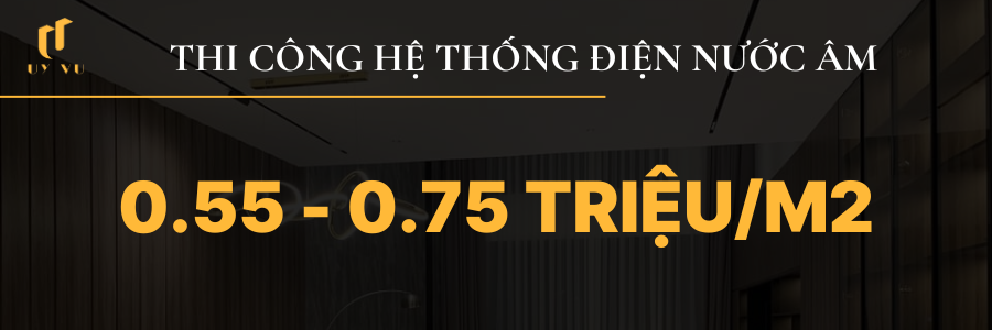 báo giá điện nước âm căn hộ