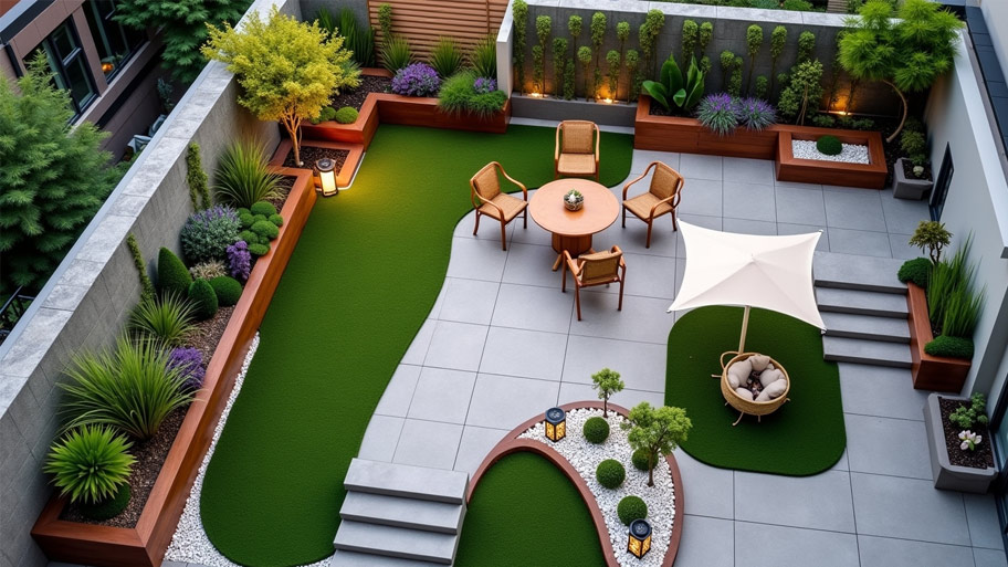 Gợi ý một số mẫu thiết kế sân thượng độc đáo và ấn tượng Mẫu thiết kế sân thượng đẹp
