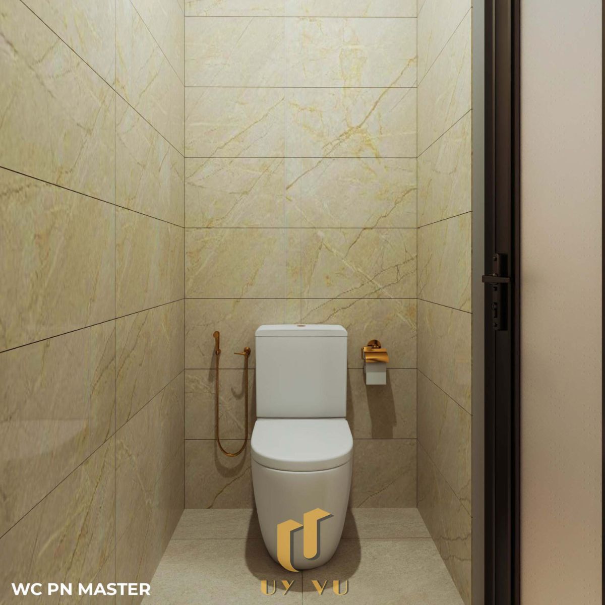 Sang trọng & đẳng cấp với mẫu nhà phố cổ điển 3 tầng - anh Hưng Nhà vệ sinh phòng ngủ Master