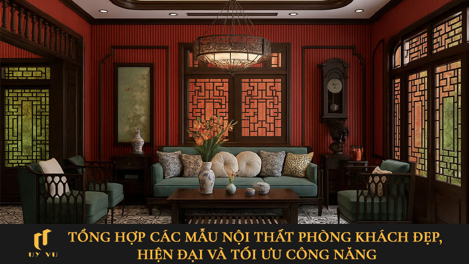 Tổng hợp các mẫu nội thất phòng khách đẹp, hiện đại và tối ưu công năng Thiết kế nội thất phòng khách