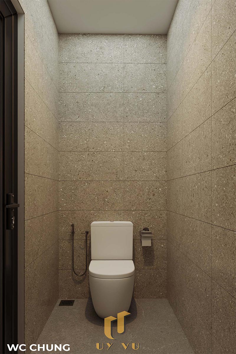 Sang trọng & đẳng cấp với mẫu nhà phố cổ điển 3 tầng - anh Hưng WC chung nhà anh Hưng chị Thoa Đà Nẵng