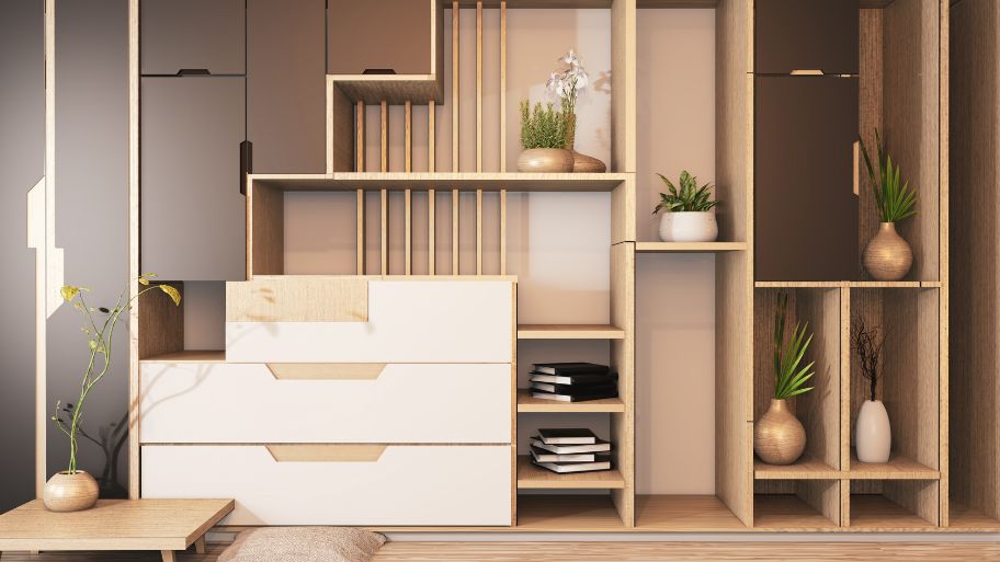 Bài trí nội thất tối giản tạo không gian gọn gàng