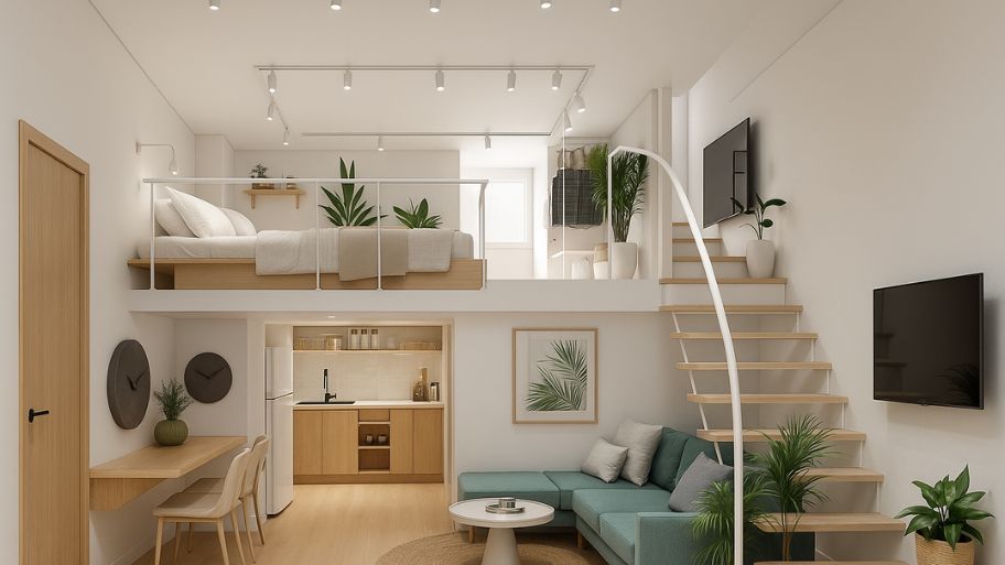 Xu hướng thiết kế nhà nhỏ hiện đại và đa công năng hiện nay Giải pháp tận dụng gác lửng