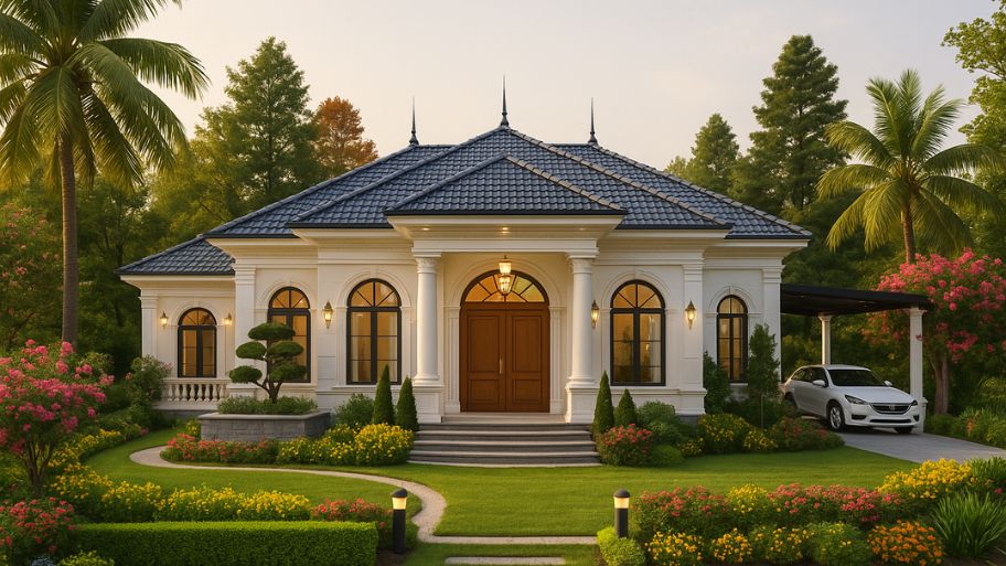 Mẫu biệt thự 1 tầng đẳng cấp