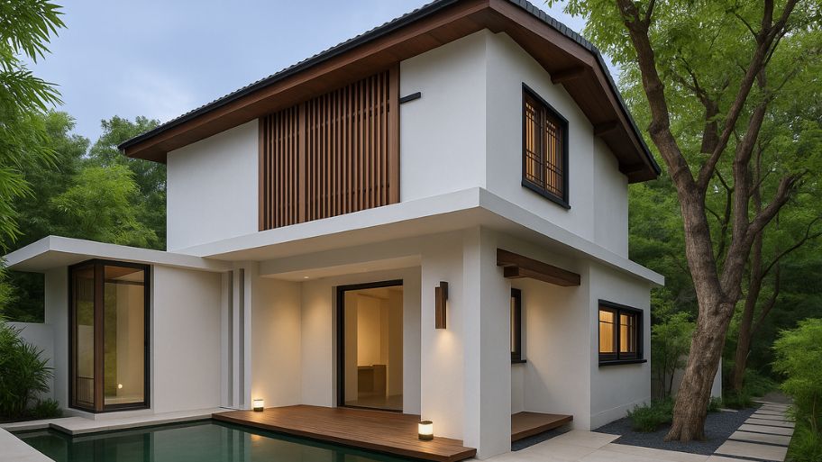 Mẫu nhà ống phong cách Hàn Quốc độc đáo