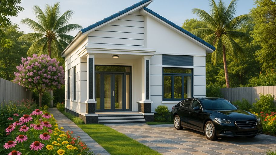 Mẫu thiết kế nhà cấp 4 hiện đại