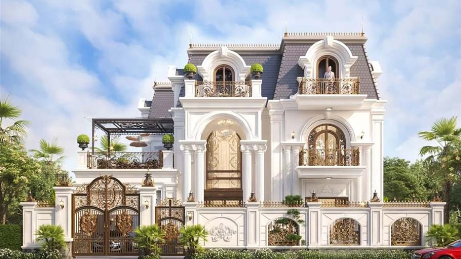Những mẫu thiết kế nhà kiểu Pháp thu hút nhiều gia chủ ưa chuộng và lựa chọn
