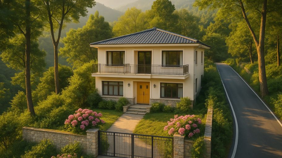 Khám phá 4 mẫu thiết kế nhà trên đồi dốc giúp tận dụng địa hình thành lợi thế Mẫu thiết kế nhà trên nền đất dốc 2 tầng