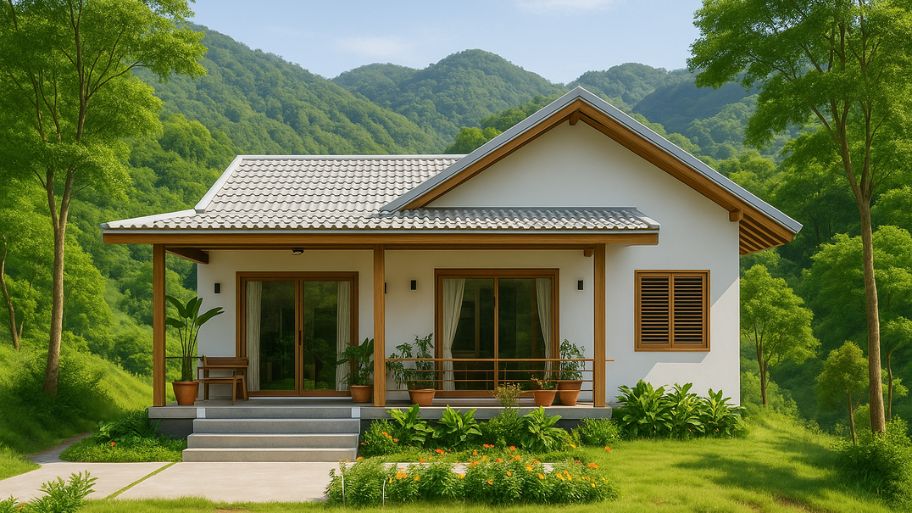 Khám phá 4 mẫu thiết kế nhà trên đồi dốc giúp tận dụng địa hình thành lợi thế Mẫu thiết kế nhà trên sườn dốc 1 tầng