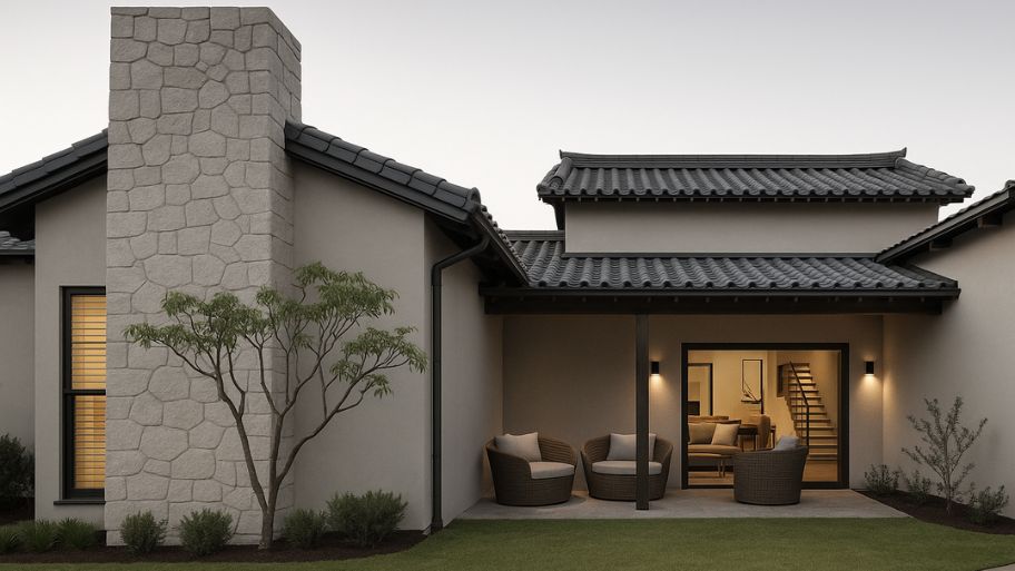 Thiết kế nhà kiểu Hàn Quốc thường sử dụng các tone màu trung tính làm chủ đạo