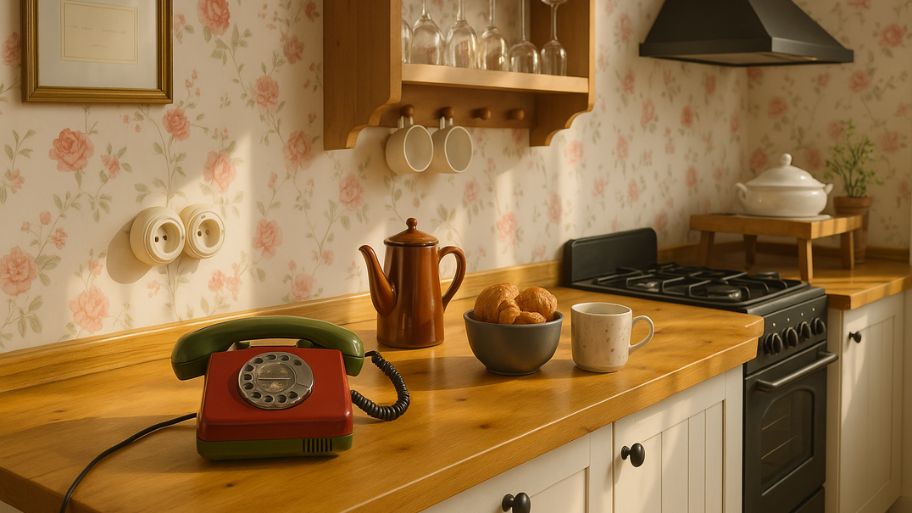 Sự trở lại của phong cách hoài niệm qua các thiết kế nhà kiểu Vintage Phòng bếp theo phong cách Vintage - sự kết hợp giữa nét cổ điển và hiện đại