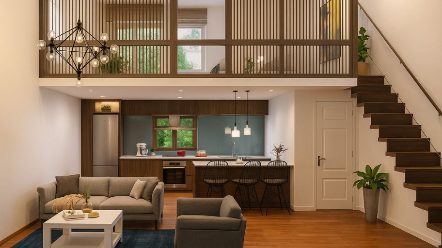 Xu hướng thiết kế nhà nhỏ hiện đại và đa công năng hiện nay Sử dụng các vách ngăn kính cường lực