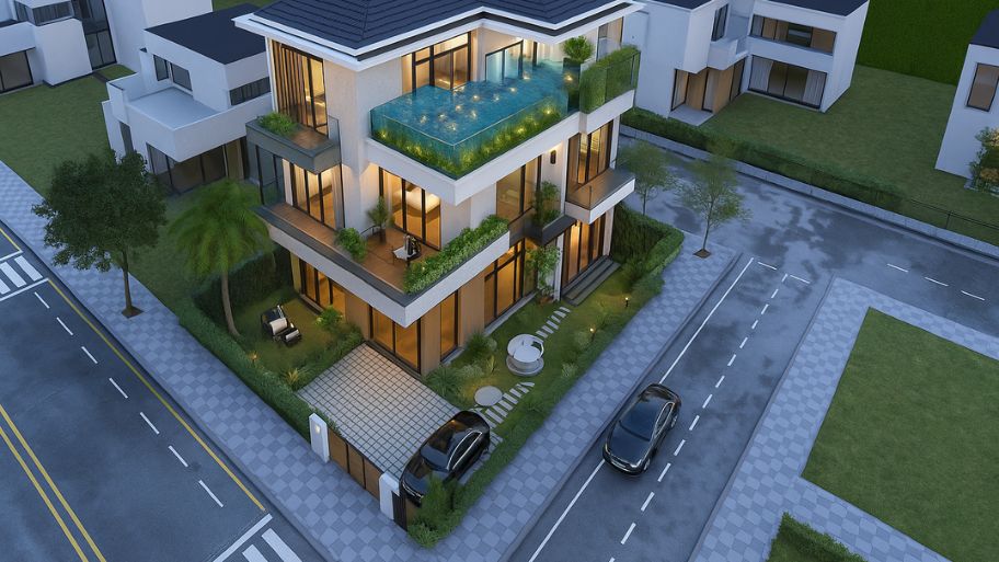 Chuẩn “resort tại gia” với những mẫu thiết kế nhà có hồ bơi trên sân thượng Thiết kế hệ thống đường ống dẫn nước an toàn